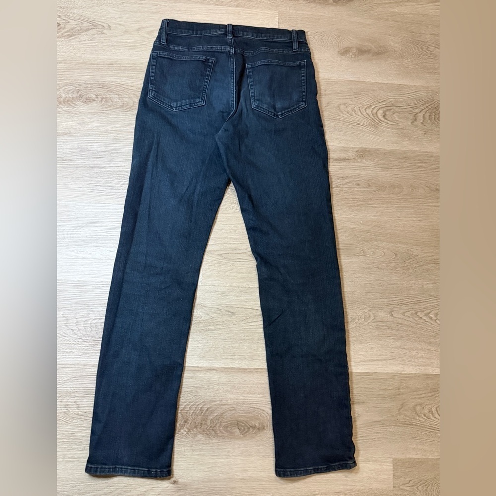 Frame Denim Modern Straight Jeans in Deep Blue - Picture 2 of 8